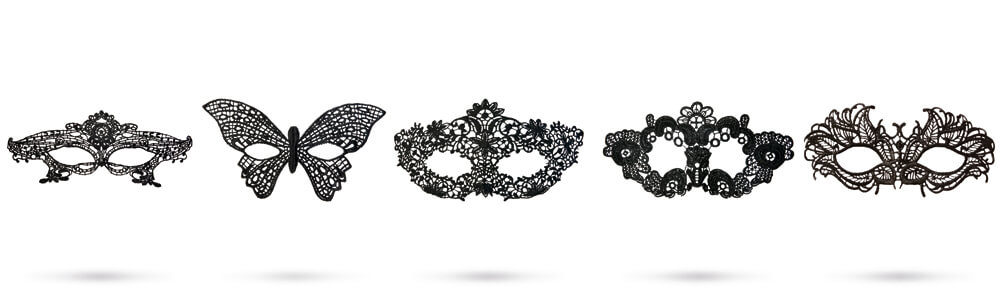 Кружевные маски для лица