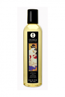 Масло для массажа Shunga Desire, натуральное, возбуждающее, с ароматом ванили, 250 мл