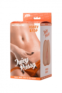 Мастурбатор реалистичный TOYFA Juicy Pussy Honey Drop, вагина, TPR, телесный, 15 см