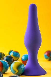 Анальная втулка TOYFA A-Toys  , Силикон, Фиолетовый, 12,5 см