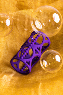 Насадка на пенис TOYFA A-Toys  , Силикон, Фиолетовый, 7,5 см