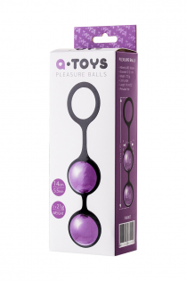 Вагинальные шарики TOYFA A-Toys, ABS пластик, Фиолетовый, Ø 3,1 см