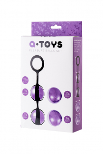 Вагинальные шарики TOYFA A-Toys, ABS пластик, Фиолетовый, 14,6 см