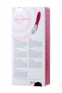 Вибратор Mystim Elegant Eric силиконовый, розовый, 27 см