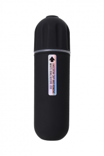 Вибропуля Bathmate Vibe Bullet Black, перезаряжаемая, водонепронецаемая, пластик, 10 режимов вибрации, чёрная, 7,8 см