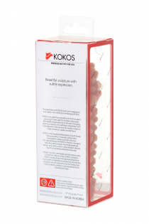 Насадка KOKOS с дополнительной стимуляцией, реалистичная,TPR, телесный, 15.8 см