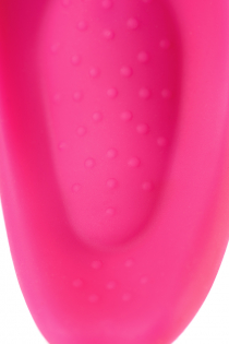 Клиторальный вибратор в трусики JOS FLIRTY, силикон, розовый, 9,3 см