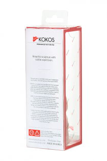 Насадка KOKOS  с дополнительной стимуляцией, реалистичная,TPR, телесный, 12.7 см