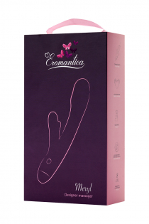 Вибромассажер Eromantica MERYL, Силикон, Розовый, 22,5 см