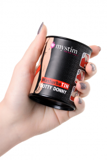 Мастурбатор MasturbaTIN Dotty Donny, TPE, белый, 4,5 см