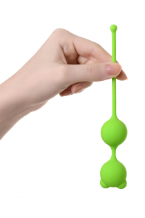 Вагинальные шарики A-Toys by TOYFA, силикон, зеленый, Ø 2,7 см