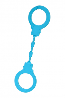 Силиконовые наручники A-Toys by TOYFA, силикон, голубые, 33 см