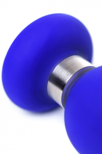 Анальная втулка ToDo by Toyfa Сlassic, размер M, силикон, синяя, 11,5 см, Ø 3,7 см