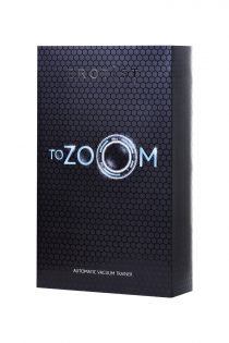 Автоматический вакуумный тренажер для мужчин Erotist ToZoom, ABS пластик, чёрный, 28,5 см