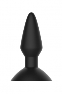Анальная вибровтулка Magic Motion Equinox, силикон, чёрный, 8,8 см, Ø 3,5 см