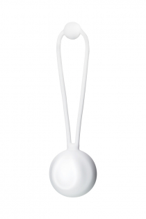 Вагинальные шарики L'EROINA by TOYFA Lily, силикон, белый, Ø 3,1 см, 35 г