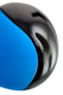 Вибростимулятор L'EROINA by TOYFA Cosmy, 7 режимов вибрации, силикон, голубой, 18,3 см, Ø 3,6 см