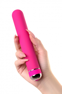 Нереалистичный вибратор A-Toys by TOYFA Mastick, 10 режимов вибрации, ABS пластик, розовый, 18 см