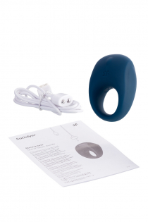 Эрекционное кольцо на пенис Satisfyer Strong, Силикон, Синий, 7 см