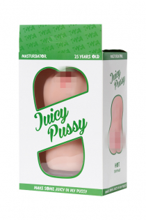 Мастурбатор реалистичный TOYFA Juicy Pussy, Hot, TPR, телесный, 14,5 см