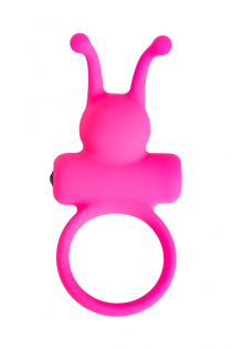 Эрекционное кольцо на пенис Штучки-дрючки, силикон, розовый, Ø3,1 см