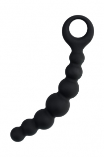 Анальный стимулятор POPO Pleasure by TOYFA Carina, водонепроницаемый, силикон, черный, 19 см, Ø 3 см