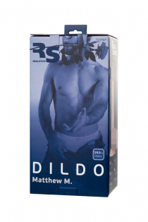 Фаллоимитатор RS Silicone Matthew M с уникальным материалом, телесный, 24,5 см