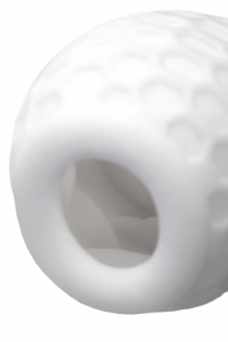 Мастурбатор A-Toys Pufl, ТРЕ, белый, 6 см, Ø 2,7 см