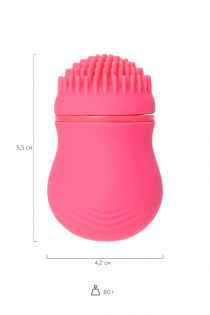 Стимулятор клитора PPP CURU-CURU BRUSH ROTER, ABS-пластик, розовый, 5,5 см