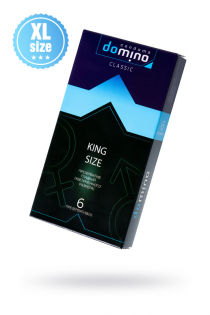 Презервативы Luxe  DOMINO CLASSIC King size 6 шт, 19 см