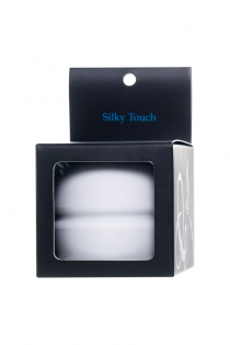 Насадка Magic Wand Silky touch для массажера Europe, силикон, белая, 4.5 см