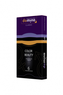Презервативы Luxe DOMINO CLASSIC Colour Beauty 6 шт, 18 см