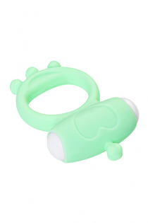 Виброкольцо на пенис A-Toys by TOYFA Fowd, силикон, зеленое, Ø 2,6 см