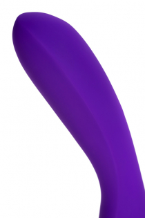Вибратор Штучки-Дрючки «Дрючка-удовольствие», силикон, фиолетовый, 20,5 см