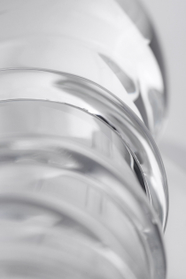 Нереалистичный фаллоимитатор Sexus Glass, стекло, прозрачный, 16 см