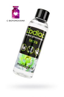 Массажное масло с феромонами ZODIAC TERRA, 75 мл