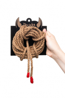 Веревка профи-джут “Shibari" Pecado BDSM ,8мм, длина 5м