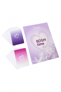 Набор для ролевых игр в стиле БДСМ Eromantica «BDSM Time», два комплекта карт и контракт