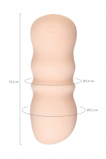 Мастурбатор нереалистичный MensMax FEEL EVE, TPE, бежевый, 14,2 см
