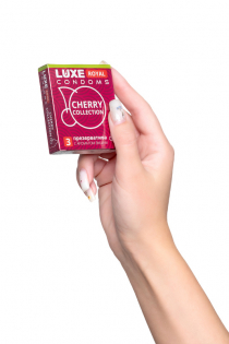 Презервативы LUXE ROYAL Cherry Collection 3шт, 18 см