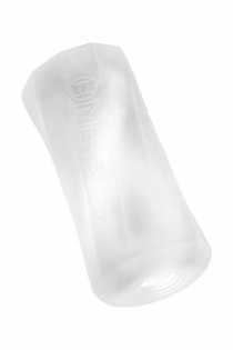 Мастурбатор нереалистичный MensMax XROSS BEADS×ROCK CLOSE, TPE, прозрачный, 14,2 см