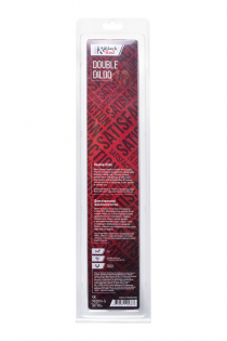 Двусторонний фаллоимитатор Black & Red by TOYFA, ПВХ, чёрный, 31 см