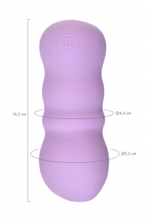 Мастурбатор нереалистичный MensMax FEEL CRASH, TPE, фиолетовый, 14,2 см