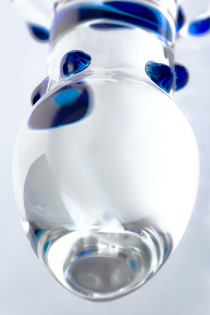 Анальная втулка Sexus Glass, стекло, прозрачная, 14 см, Ø 3,5 см