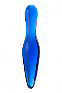 Анальная втулка Sexus Glass, Стекло, Синий, 17,4 см