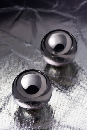 Вагинальные шарики Metal by TOYFA, металл, серебристые, Ø 2 см
