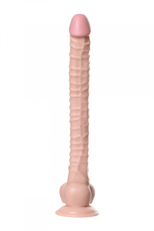 Реалистичный фаллоимитатор TOYFA RealStick Nude, PVC, телесный, 40 см