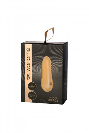 Стимулятор наружных интимных зон WANAME D-SPLASH Mirage, ABS пластик, золотистый, 9 см
