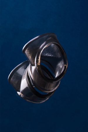 Эрекционное кольцо на пенис TOYFA XLover  , Термопластичный эластомер (TPE), чёрный, 3,5 см