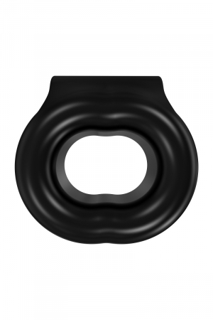 Виброкольцо на пенис Bathmate Stretch, elastomex, чёрный, Ø5 см